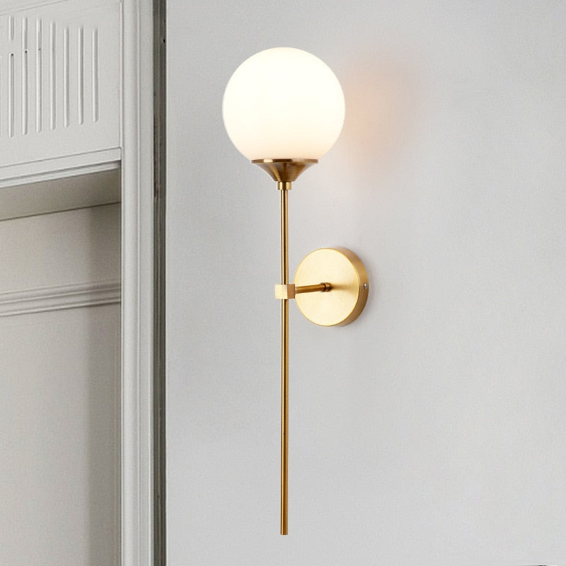 Modern Led Glass Ball Wall Light Noah™