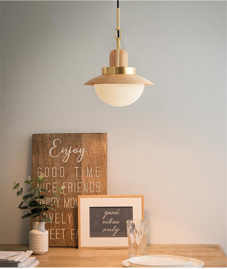 Sophia Wooden Pendant Light