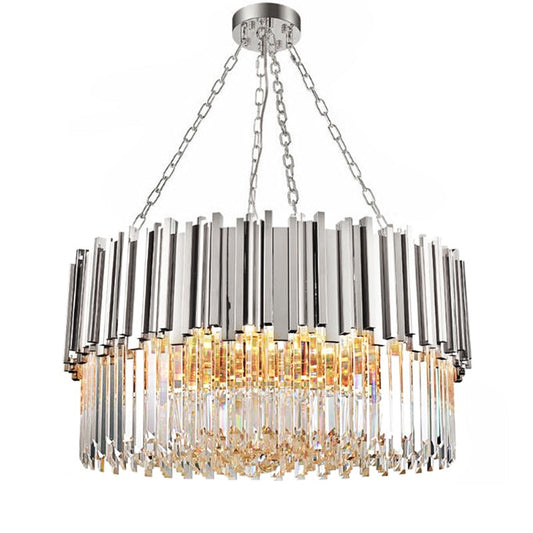 HALLIE Silver Chandelier