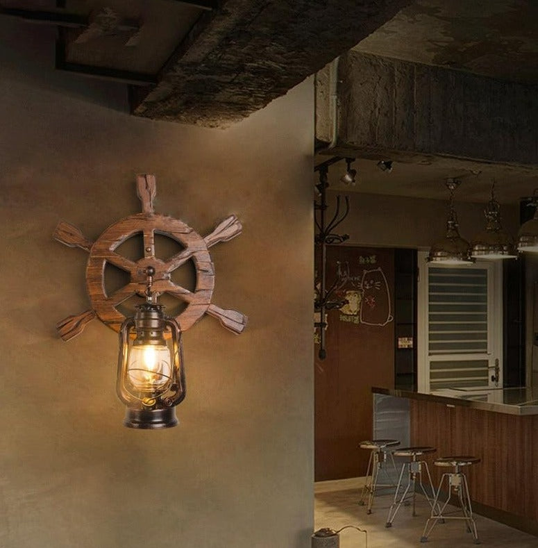 Industrial Windmill Wall Lamp Folki