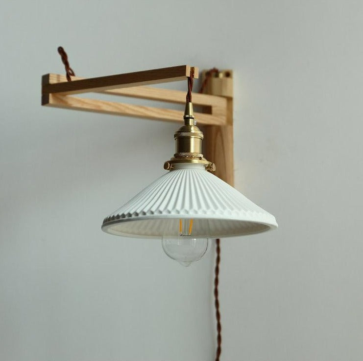 Walnut Wood Wall Lamp Nanna