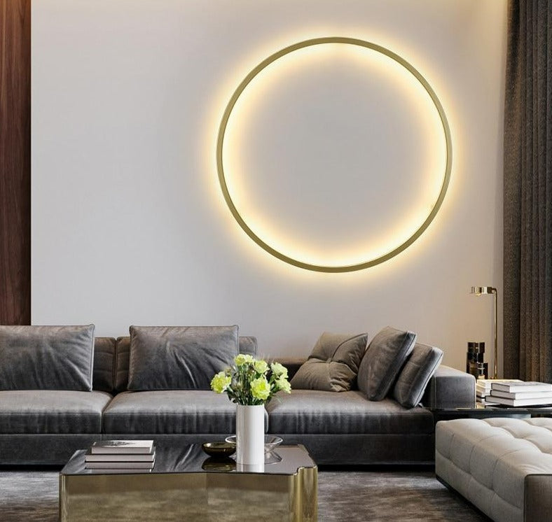 Minimalist Circle Wall Lamp Luna™