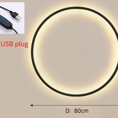 Minimalist Circle Wall Lamp Luna™