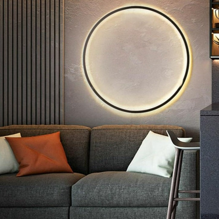 Minimalist Circle Wall Lamp Luna™