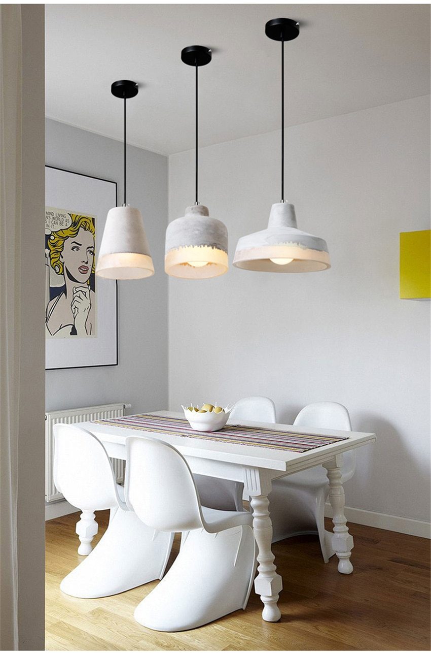 Inge Modern Cement Pendant Light