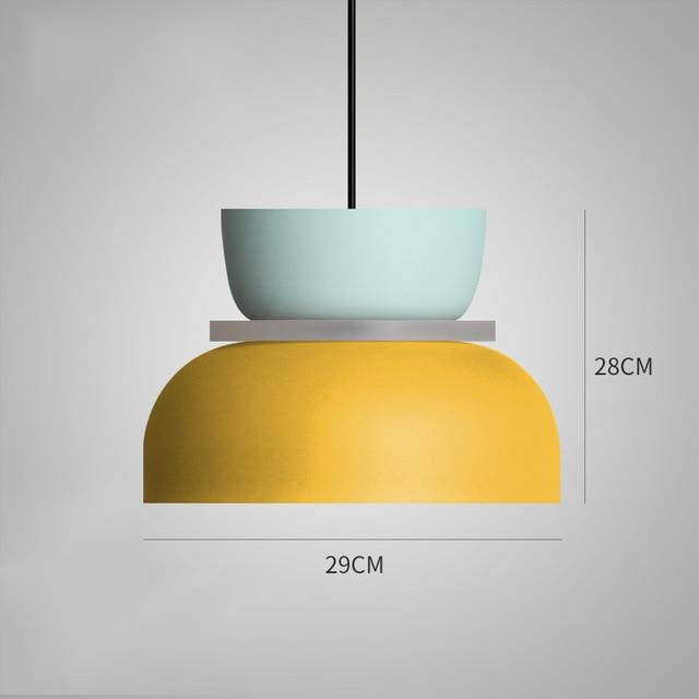 Macri Colorful Modern Pendant Light