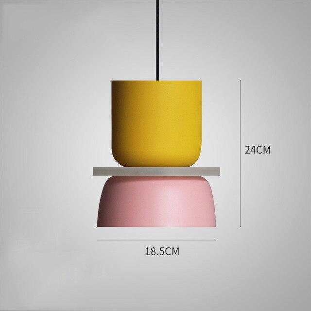 Macri Colorful Modern Pendant Light