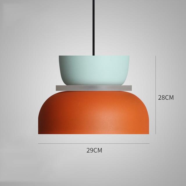 Macri Colorful Modern Pendant Light