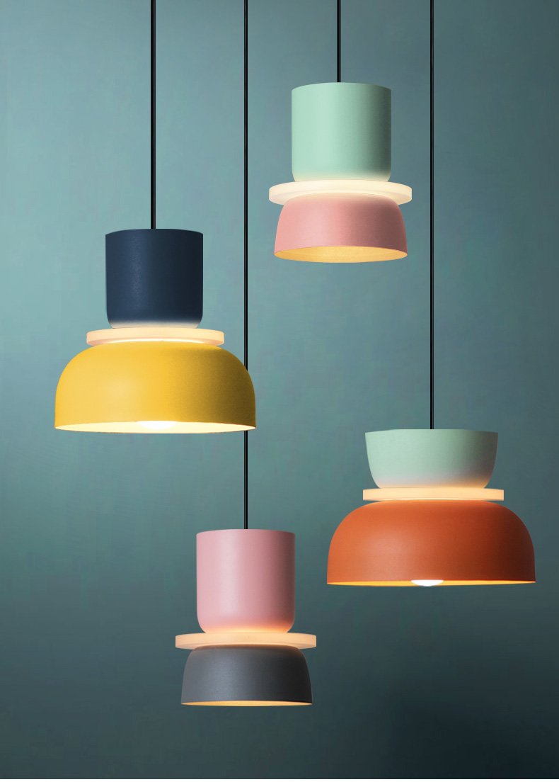 Macri Colorful Modern Pendant Light