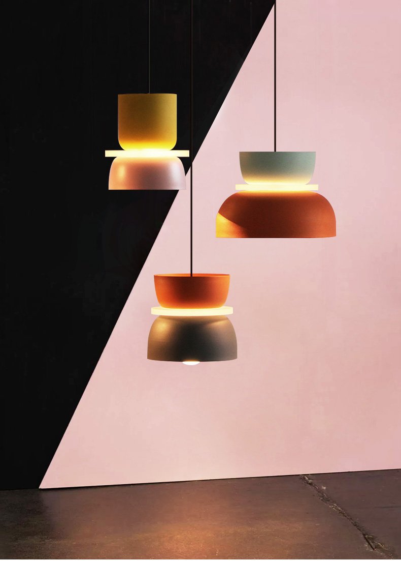 Macri Colorful Modern Pendant Light