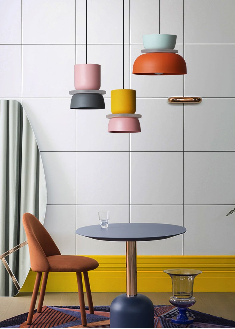 Macri Colorful Modern Pendant Light