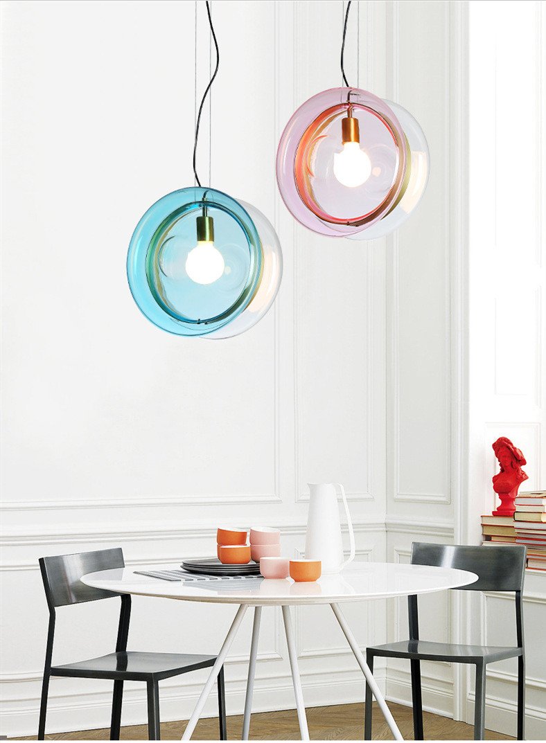 Kerra Glass Contemporary Pendant Light 